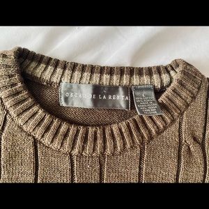 Fall 2011 Brown Oscar De la Renta Sweater
